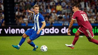 Gijselhart, frente al Real Madrid en Riazor.