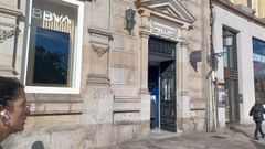Oficina del BBVA en el Cant�n Peque�o de A Coru�a