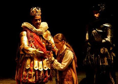 Montaje de la �pera de Mozart �Il re pastore� en la edici�n del a�o 2007 del festival coru��s.