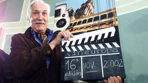 Federico Luppi recibe el homenaje de Cineuropa en el 2002