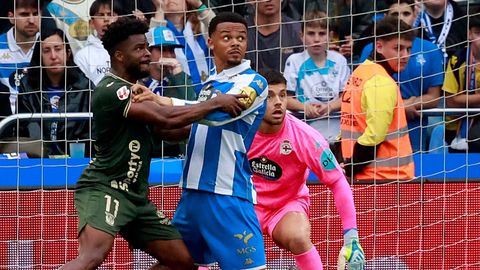 Noubi y Ferllo, en un partido de la pasada Liga