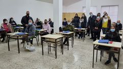 Los alcaldes de O Barco, Vilamart�n y Pet�n acudieron a la presentaci�n