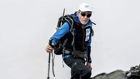 Carlos Soria, antes de emprender su ltima expedicin