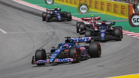 Fernando Alonso durante el Gran Premio de Espaa de Frmula Uno  en el circuito de Barcelona-Catalua, en Montmel (Barcelona)