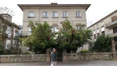 El edificio del antiguo sanatorio Santa Mara, en Pontevedra, est cerrado desde el ao 2021 