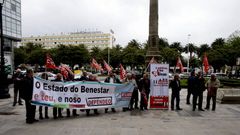 Concentraci�n de jubilados en defensa de las pensiones