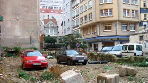 Plaza de la Cormelana de A Corua en el ao 2004.