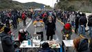 Tsunami Democr�tic bloquea la frontera con Francia en las proximidades de La Junquera