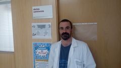 David Torres Regueiro es nutricionista en el centro de salud Virxe Peregrina de Pontevedra y organiza el taller culinario de legumbres