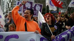 Manifestaci�n d�a internacional de la mujer. manifestaci�n 8M