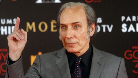 Eusebio Poncela, en la gala de los Premios Goya del año 2016