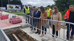 La alcaldesa, Lara M�ndez, y el presidente de la Diputaci�n, Jos� Tom� supervisaron las obras.