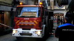 Imagen de archivo de los bomberos durante una intervenci�n