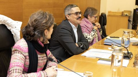 Pleno en Carballo, con el alcalde, Daniel P�rez, en primer t�rmino