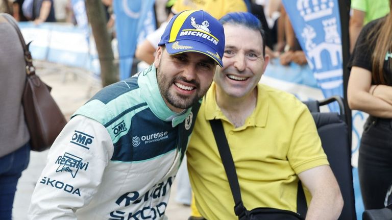 Javier Pardo en la anterior edici&oacute;n del Rali de Ourense, en la que se proclam&oacute; vencedor