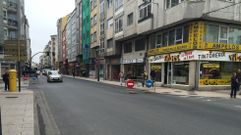 Cortada la Ronda entre la Avenida da Coru�a y Bispo Odoario