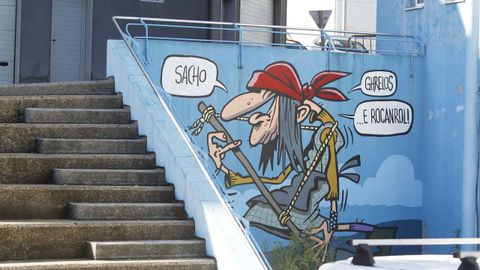 Dora, A ghreleira, de Luis Davila, en la calle Sergio Rivera Chao