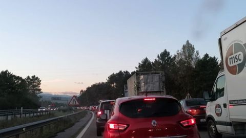 Retenciones en la Y por culpa de dos accidentes