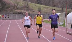 Atletas estradenses en un momento de entrenamiento. 