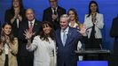 El presidente electo de Chile, Jos� Antonio Kast, junto a su esposa, Mar�a P�a Adriasola, durante la presentaci�n de su Gabinete