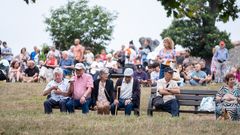 Eclipse total en Asturias desde el Parque de los Pericones, en Gij&oacute;n