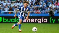 Fotograf�a de archivo de Mario Soriano jugando en Abanca Riazor.