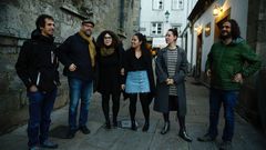 Foto de archivo de la reuni�n de la candidatura Entre todas en Santiago