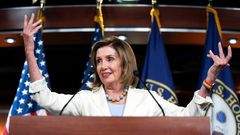 La presidenta de la C�mara de Representantes, la dem�crata Nancy Pelosi