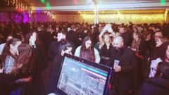 Imagen de archivo de una fiesta de fin de ao