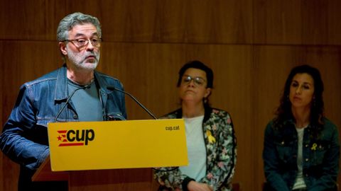 Carles Riera, portavoz de la CUP