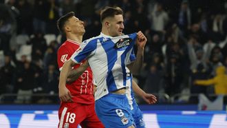 Barbero celebra un gol
