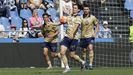 Petxarroman, Patio y Pablo Vzquez, en el ltimo partido