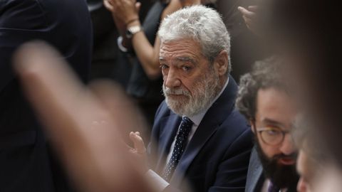 Miguel ngel Rodrguez, director de gabinete de Isabel Daz Ayuso, este martes en la Real Casa de Correos de Madrid, durante un acto de homenaje a la Constitucin.