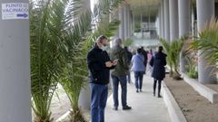 Vacunaci�n contra el covid en el Hospital de Oza (Chuac) de A Coru�a