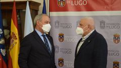 Jos� Tom� con Luis Abelleira, de Aprevar