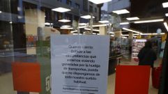 Aviso sobre la repercusi�n de la huelga del transporte en los supermercados de Pontevedra