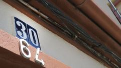 Dos n�meros asignados a una misma casa en una calle de Monforte