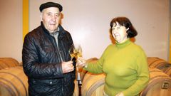 Senn y Carmen Guitin, propietarios de la bodega A Tapada, en Rubi