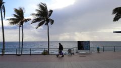Imagen tomada en Canarias durante la borrasca Regina. Therese afectar� tambi�n a las islas, sin llegar a la pen�nsula.