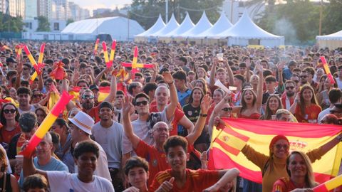 Final de la Eurocopa de f�tbol en Gij�n