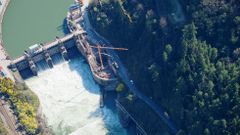 Iberdrola invierte 55 millones en la ampliaci�n de la central de San Pedro, en el r�o Sil, en la imagen.