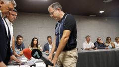 Pleno de constituci�n de la Mancomunidade do Saln�s el pasado 12 de agosto