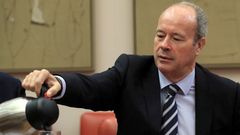 El ministro de Justicia, Juan Carlos Campo, este lunes, en el Congreso