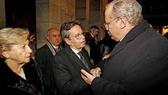 El cronista, en el funeral por su madre