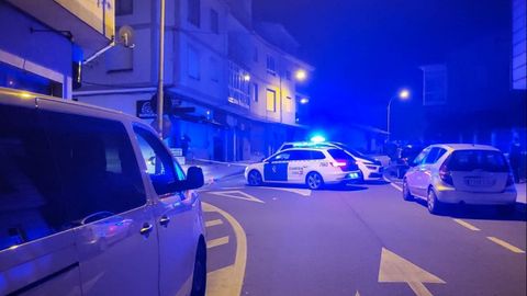 Despliegue de la Guardia Civil en Maceda para detener al autor de los disparos