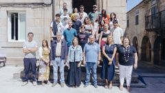 Acto de bienvenida a los participantes de la II edicin del Campo de Voluntariado Viaxa pola Istoria
