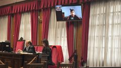 El acusado declar� por videoconferencia desde Granada en el juicio en Ourense.