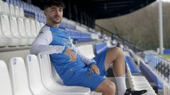 Adri� Altimira posa para La Voz en Abegondo