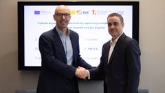 El director general de TRESCA Ingenier�a, Francisco Carro, y Mikel Lasa, director general de InnoEnergy Iberia