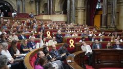 Imagen de archivo del Parlamento catal�n